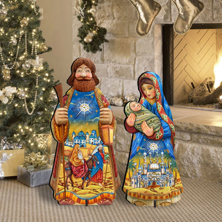 Night at Bethlehem Outdoor Nativity Set by G. DeBrekht - Nativity Holiday Decor - 8152654F-S2