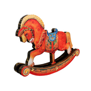 Santa is Coming to Town Decorated Centerpiece Wooden Tree Figurine by G. Debrekht - Christmas Santa and Snowman Decor - 89301