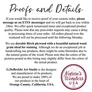 Grin Bear it Grizzly Mother Cub Wooden Ornaments by J. Bergsma - Wildlife Holiday Decor - 8591947-JB