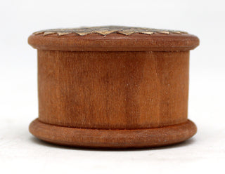 One-of-a-Kind Birch Bark Tree Round Tiny Wooden Box 1