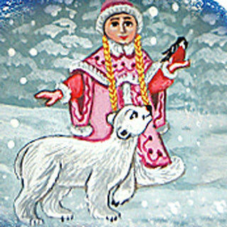 Delightfully Fun Yuletide Santa Hand-Painted WOODCARVED Figurine by G. DeBrekht - Christmas Decor - 8215545