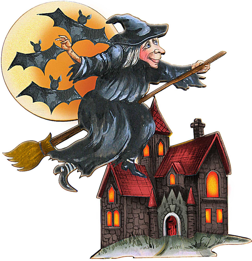 Witch Halloween Door Decor by G. DeBrekht - Thanksgiving Halloween Decor - 8114010H