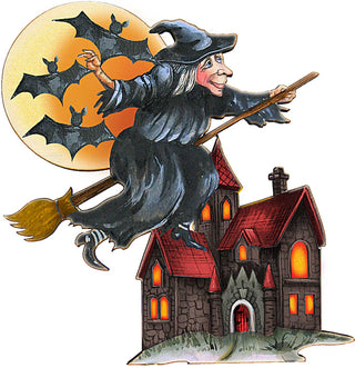 Witch Halloween Door Decor by G. DeBrekht - Thanksgiving Halloween Decor - 8114010H