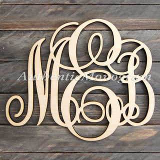 Wooden Personalized Monogram Wall Letters Unpainted - Home Decor Personalized Monogram - Wedding