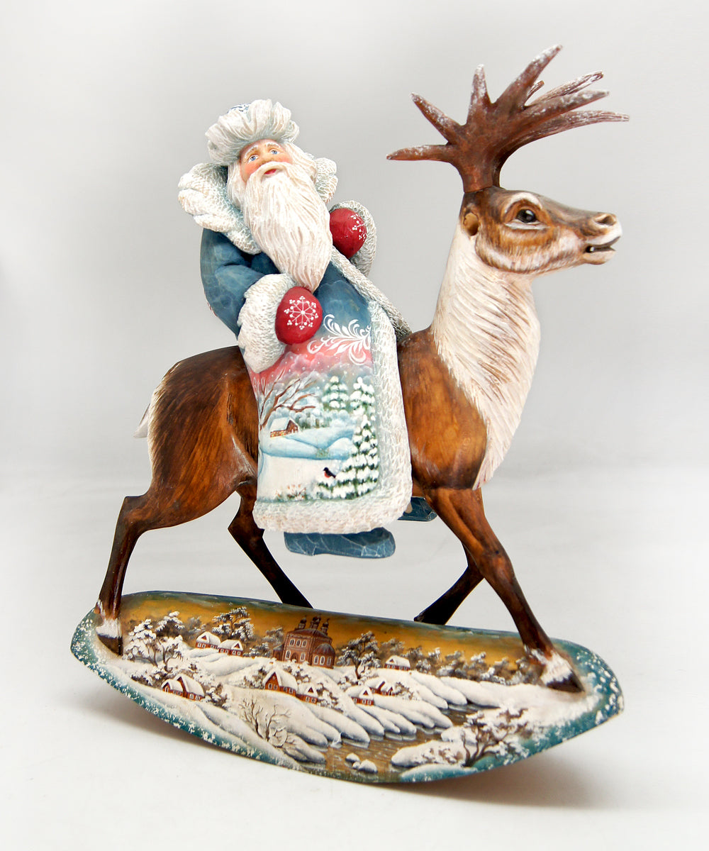 Santa on Reindeer 10