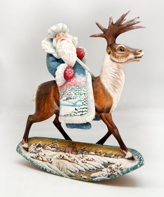 Santa on Reindeer 10