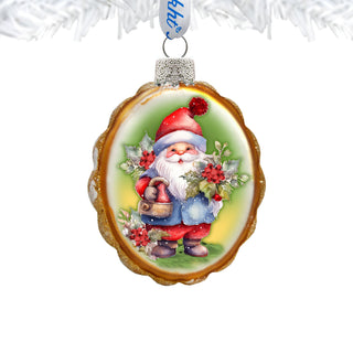 Christmas Gnome Mercury Glass Ornaments by G. Debrekht - Christmas Decor - 776018