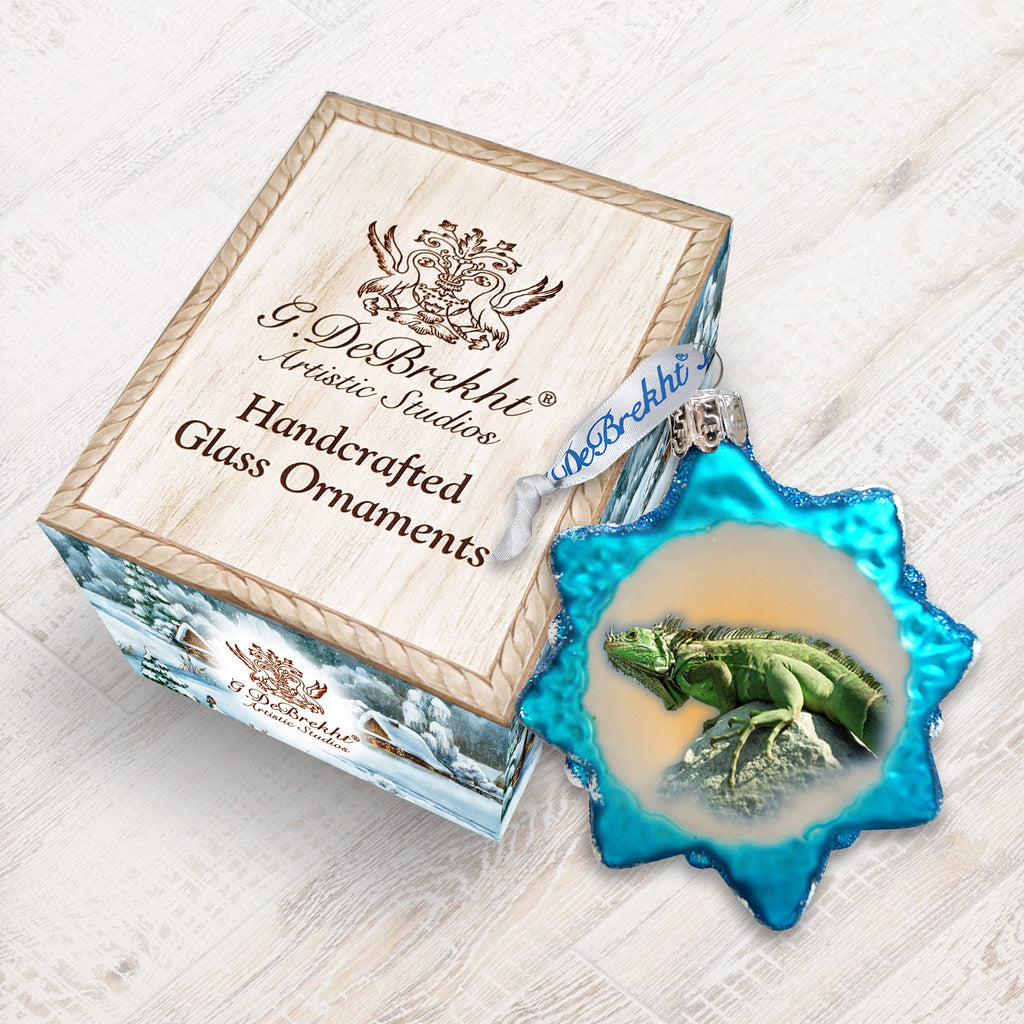 Lizzard Keepsake Glass Ornament by G. DeBrekht - Designocracy - 776286