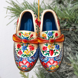 Danish Shoes Decorative Wooden Ornaments by G. Debrekht - Love Family Decor - 8688310