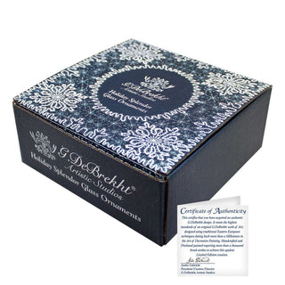 Holy Family Glass Ornament Limited Edition by D. Gelsinger - Nativity Holiday Decor - 738-101-DG