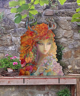 Autumn Halloween Door Decor by Josephine Wall - Thanksgiving Halloween Decor - 845611H-JW