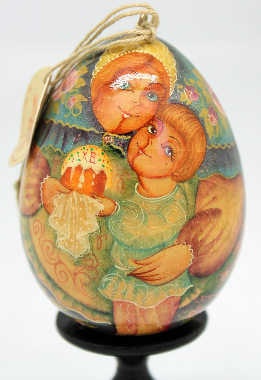 One-of-a-Kind Easter Egg Box Authentic Hand painted