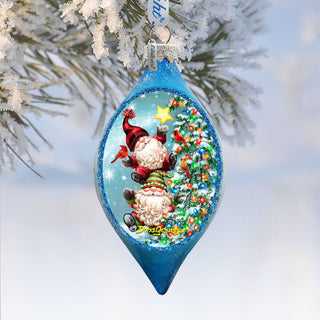 Father Forgive Them Drop Glass Ornament by D. Gelsinger - Christmas Decor - 757-105-DG