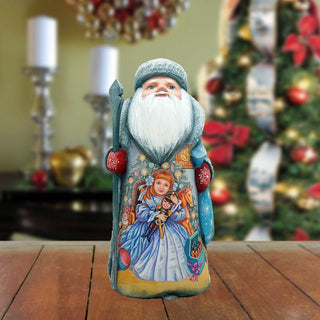 Santa Nutcracker Clara Hand-Painted WOODCARVED Masterpiece by G. DeBrekht - Christmas Decor - 821371