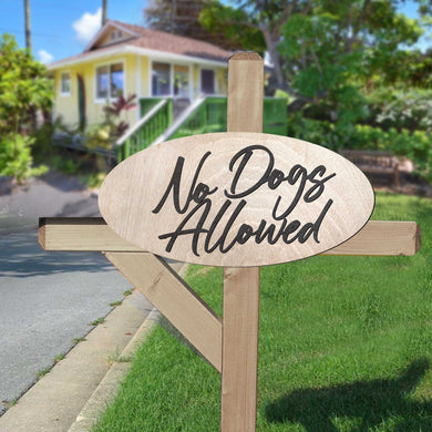 No Dogs Allowed Sign, wood sign, Office sign, Handmade in the USA Sign, Sings for business - 320319