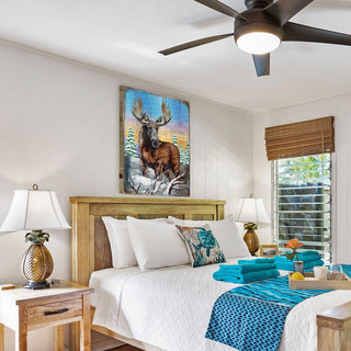 Moose Art Wooden Wall Art by Nature Wonders - Nature Wildlife Decor - 95216B