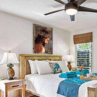 Solemn Night Jesus Wooden Wall Art by D. Gelsinger - Easter Spring Decor - 95668B-DG