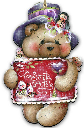 To Santa with Love Door Decor by Jamie Mills-Price - Christmas Decor - 8457510H