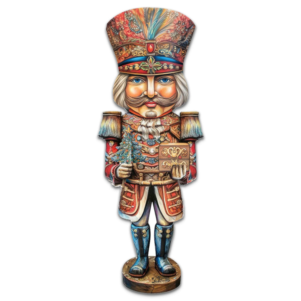 Regal Nutcracker Prince Holiday Door Decor by G. Debrekht - Christmas Decor - 8611060H