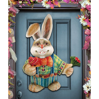 Father Bunny Easter Door Decor by G. DeBrekht - Easter Spring Decor - 8154423H