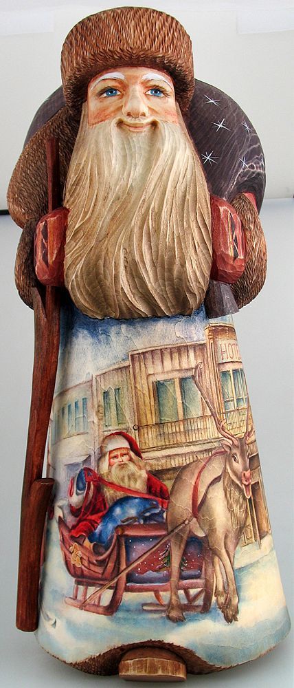 Old world Christmas, Hand-Painted WOODCARVED Figurine L2917362 by G. DeBrekht - SPECIAL ORDER *** PRE-ORDER - Handmade Just for You! ***