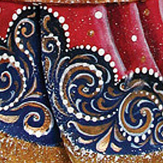 Yuletide Fancy Flight Hand-Painted WOODCARVED Masterpiece by G. DeBrekht - Christmas Decor - 821364 *** PRE-ORDER - Handmade Just for You! ***