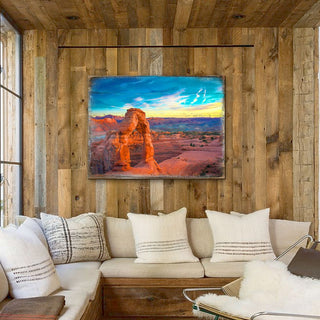 Hogle Canyon Art Wooden Wall Art by Nature Wonders - Nature Wildlife Decor - 95245B