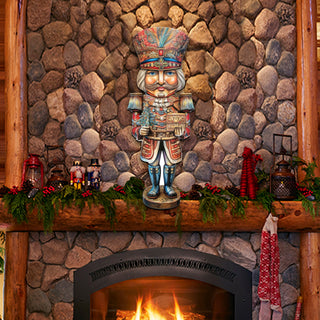 Regal Nutcracker Prince Holiday Door Decor by G. Debrekht - Christmas Decor - 8611060H