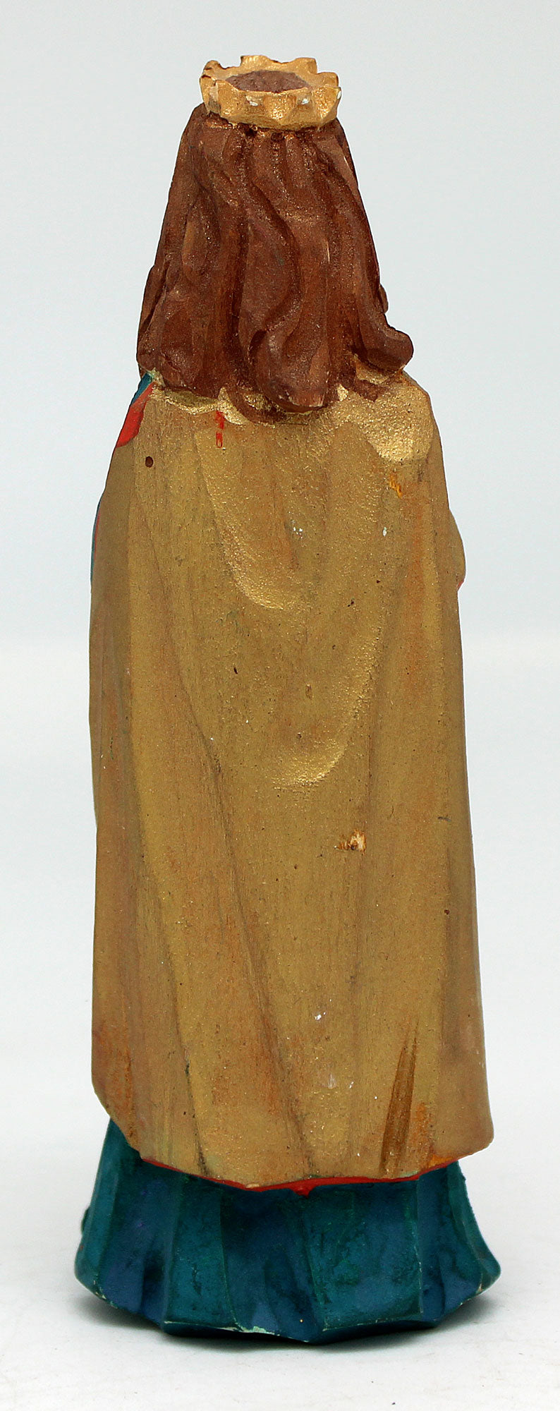 One-of-a-Kind Jesus WOODCARVED Handpainted Figurine 5.5
