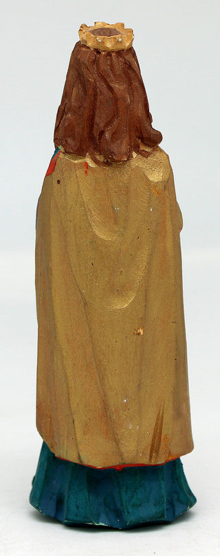 One-of-a-Kind Jesus WOODCARVED Handpainted Figurine 5.5