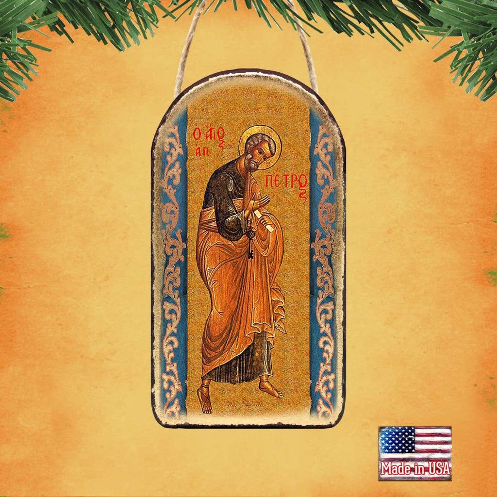 Saint Peter Religious Christian Sacred Icon Ornament - Inspirational Icon Decor - 87042