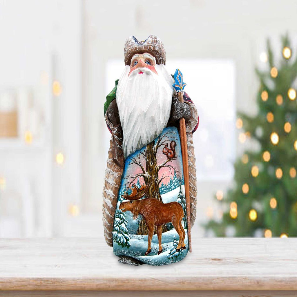 Merry Wonder Hand-Painted WOODCARVED Masterpiece by G. DeBrekht - Wildlife Holiday Decor - 821845 *** PRE-ORDER - Handmade Just for You! ***