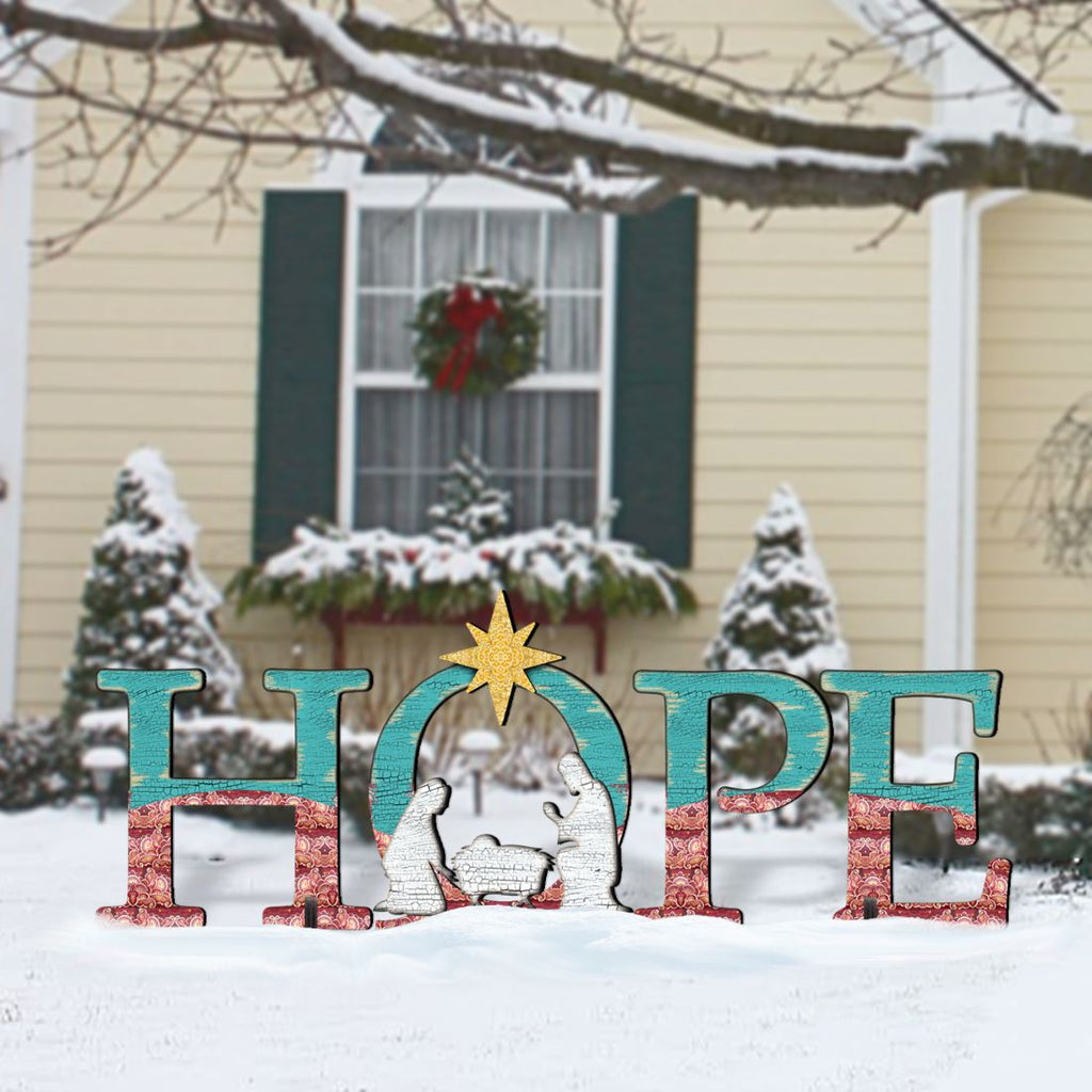 Hope Outdoor Nativity Set by G. DeBrekht - Nativity Holiday Decor - 8121460F-S4L
