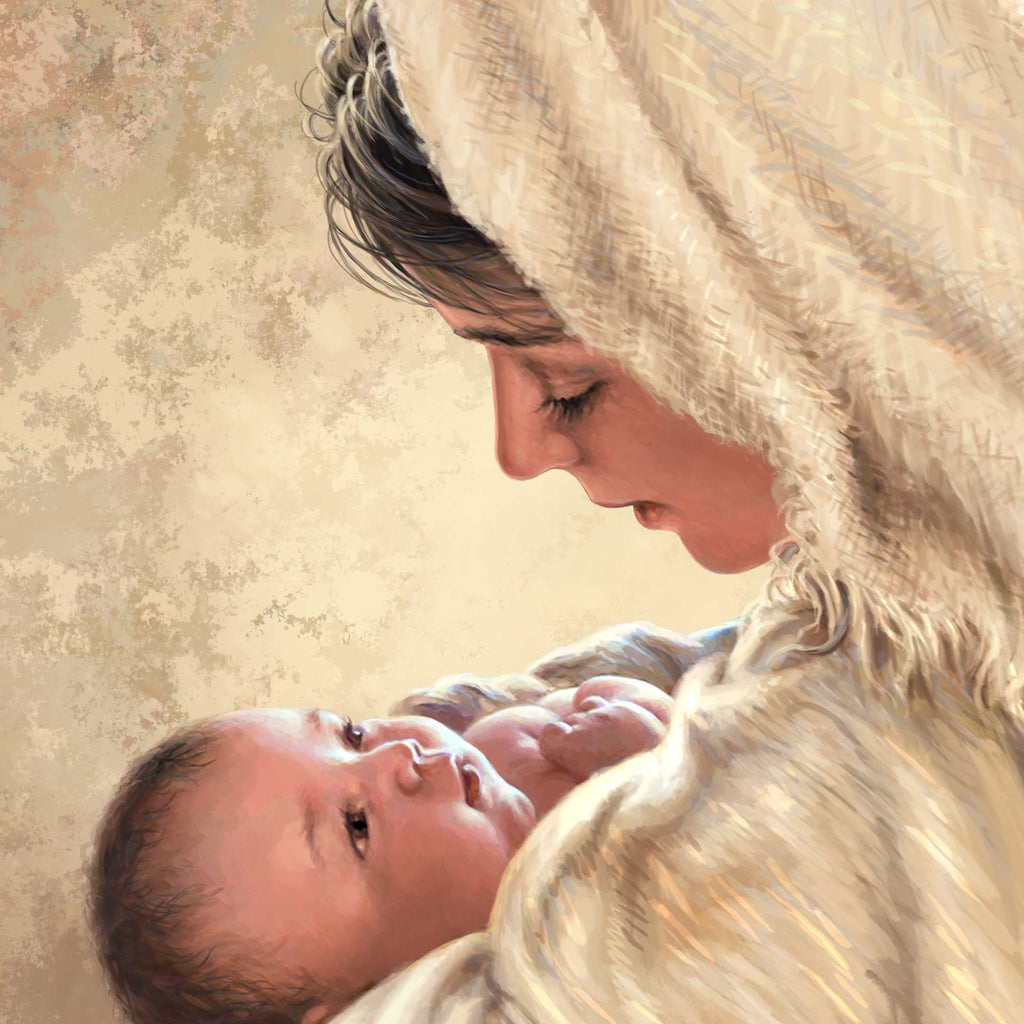 Mother of God Wall Art by D. Gelsinger - Nativity Holiday Decor - 95685B-DG