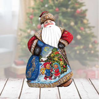 Trim a Tree Dancing Santa Hand-Painted WOODCARVED Masterpiece by G. DeBrekht - Christmas Decor - 8214812 *** PRE-ORDER - Handmade Just for You! ***