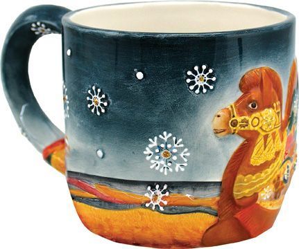 Nativity Ceramic Mug by G. DeBrekht