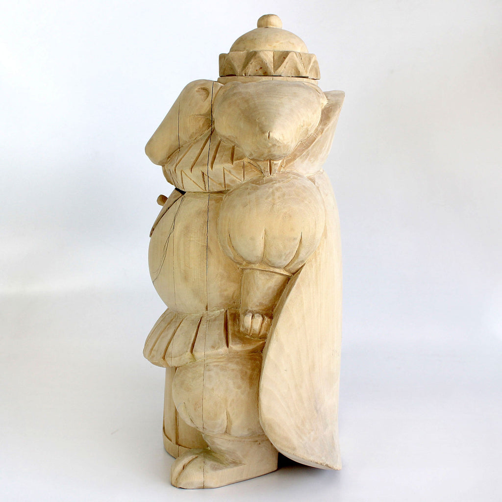 One-of-a-Kind The Mouse King Large Wood Carved Figurine with Secrets Box 13