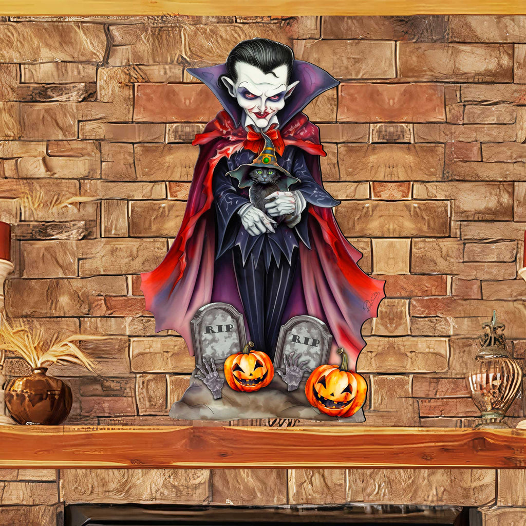 Dracula Door Hanger by G. Debrekht - Halloween Decor - 8652822H