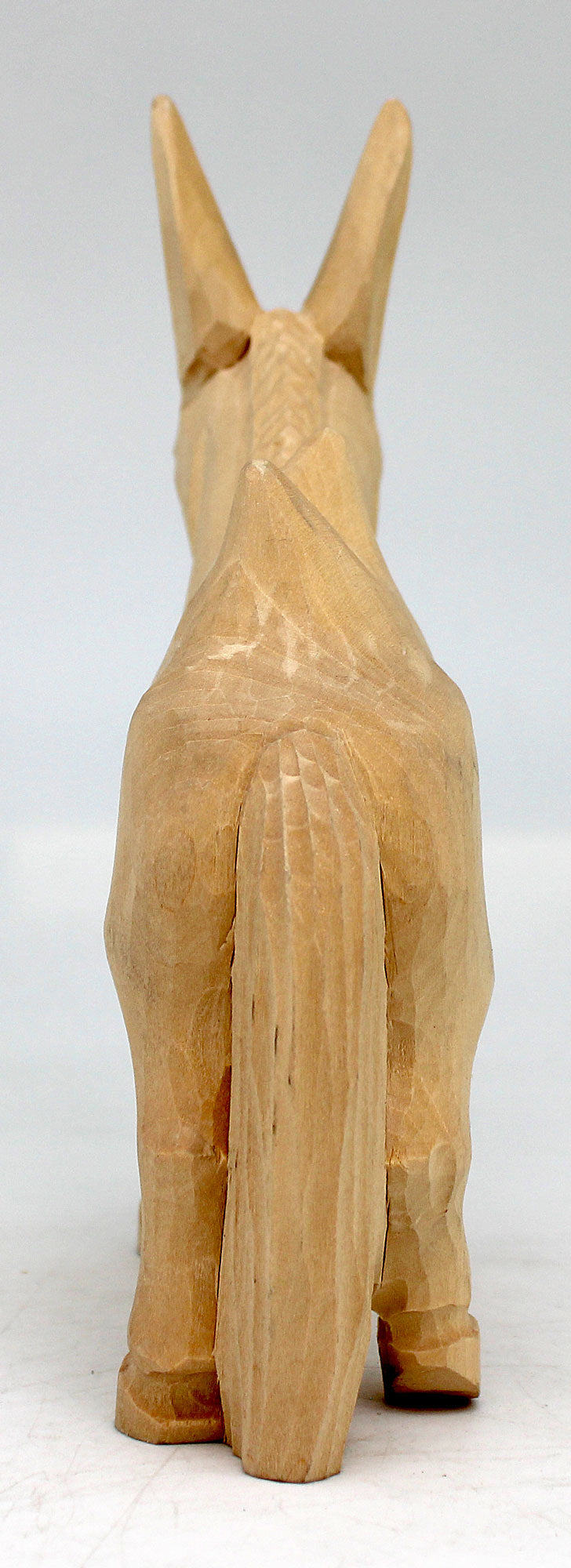 One-of-a-Kind Donkey Wood Carved Figurine 6