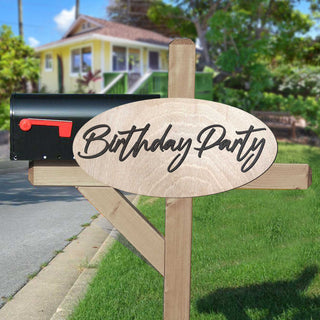 Birthday Party Sign, Birch Wood Sign, Happy Birthday Sign, Welcome Sign, Birthday Party Decorations - 320312