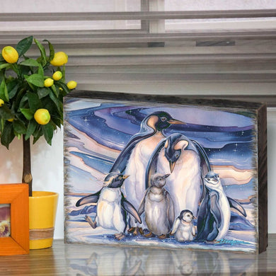 Sno Buddy Like you Wooden Wall Art by J. Bergsma - Nature Wildlife Decor - 85922659B-JB