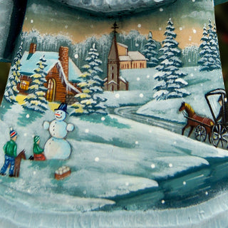 Nordic Village Santa Hand-Painted WOODCARVED Masterpiece by G. DeBrekht - Christmas Decor - 821480 *** PRE-ORDER - Handmade Just for You! ***