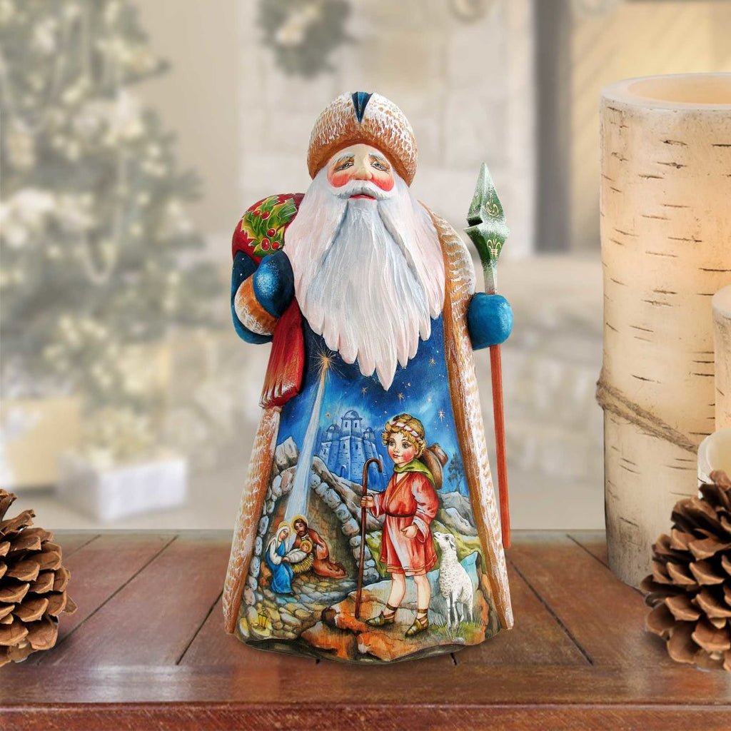 Special Edition in Crate Hand-Painted WOODCARVED Masterpiece by G. DeBrekht - Nativity Holiday Decor - 210228SE *** PRE-ORDER - Handmade Just for You! ***