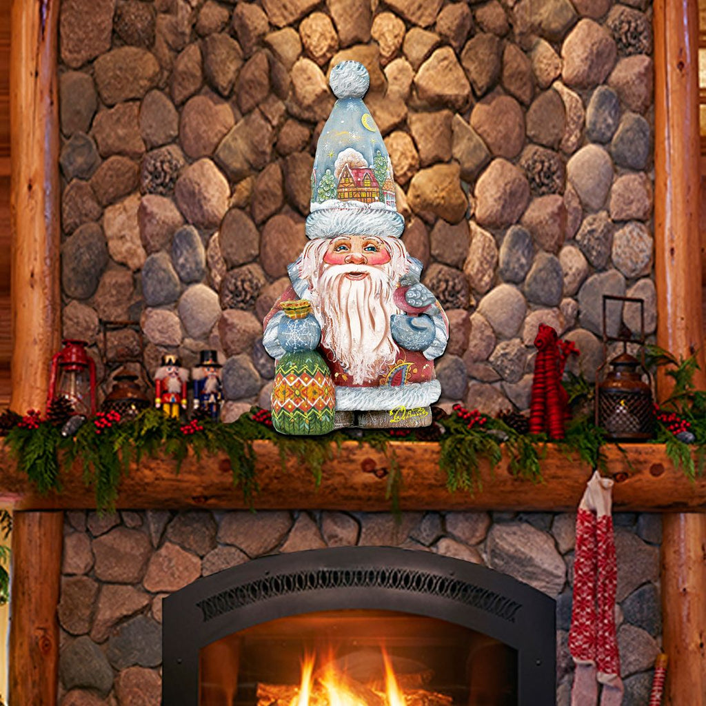 The First Noel Christmas Door Decor by G. DeBrekht - Christmas Santa Snowman Decor - 8116410H