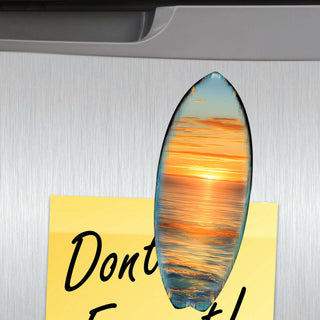 Tropical Surfboards Decorative Eco Wood Magnets Set of 6 by G. Debrekht - Coastal Decor - 8090069G-S6