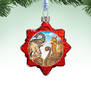 Noah's Ark Mercury Glass Ornament by G. DeBrekht - Nativity Holiday Decor - 773030