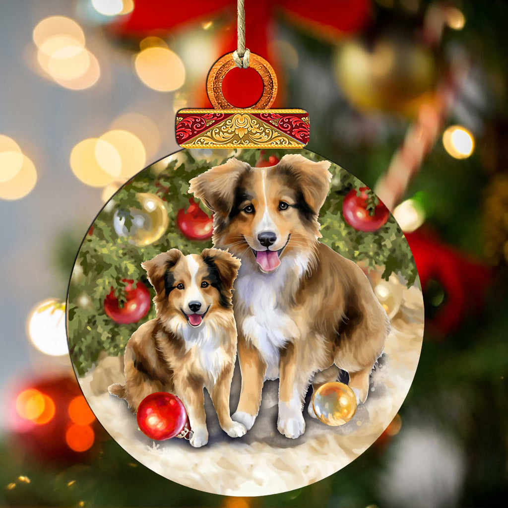 Dog Lover's Wooden Ornaments by G. Debrekht Pets Decor - 8611092