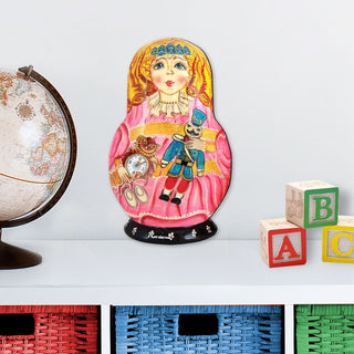 Clara Nutcracker Nesting Doll Door Decor by G. DeBrekht - Christmas Decor - 8115152H