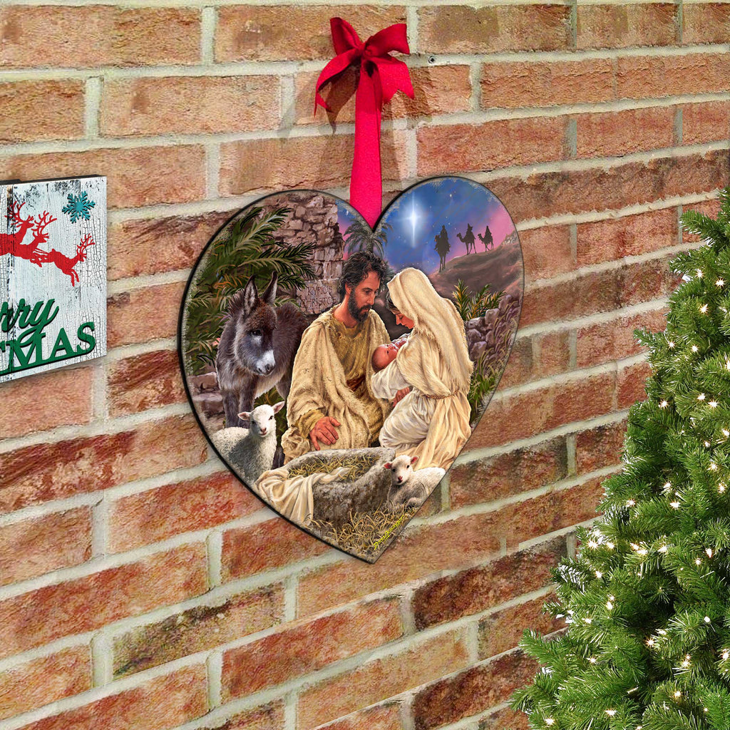 Jesus is Lord Holiday Door Decor by D. Gelsinger - Nativity Holiday Decor - 8652813H-DG