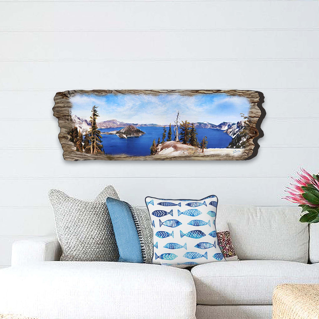 Lake View Wooden Wall Art by G. DeBrekht Coastal Decor - 8491107W